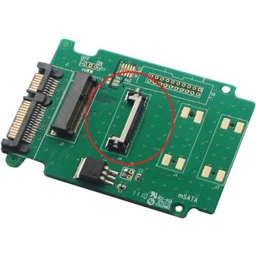 mSATA Mini MO-300B 30 x 26.8mm SSD to SATA Adapter