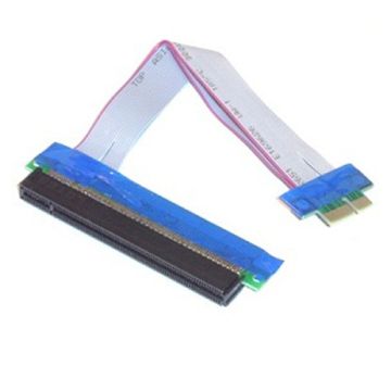 PCI-E 1X to 16X Riser with Flex Cable