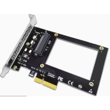 PCIe 4X to U.2 SFF-8639 NVMe Adapter Interface for 2.5 NVMe SSD