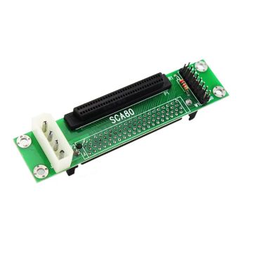 Get SCSI 68 Pin to SCA80 80 Pin Adapter