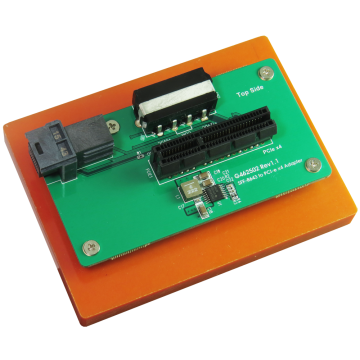 Mini SAS HD SFF-8643 to PCI-e Gen 3 4 Lanes Slot Adapter with Open End Connector