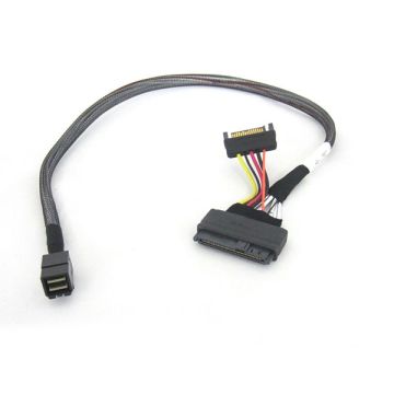 SFF-8643 to U.2 with 15 Pin SATA Power Connector