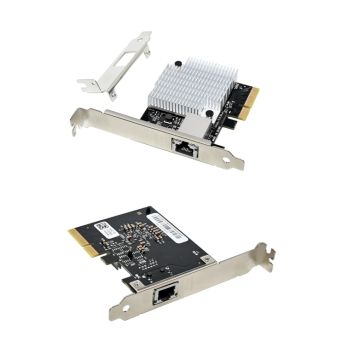 PCIe x4 AQC107S Single-10G mGig RJ45 Server NIC Chipset: Marvell AQC107S