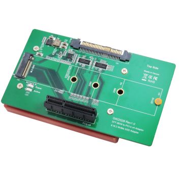 High-Speed U.2 (SFF-8639) to M.2 M-Key NVMe SSD Converter