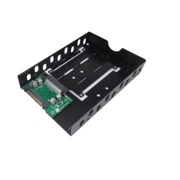 Buy 3.5 Inch U.2 Male to Female Caddy with 12V and 3.3V Aux Hot Plug