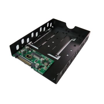 Buy 3.5 Inch U.2 to M.2/M.3 SSD Caddy with 12V & 3.3V Hot Plug