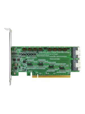 PCIe x16 Gen4 ReDriver to SlimSAS 8i Dual Port AIC high-speed data transfer