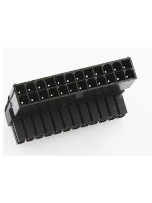 ATX 24 Pin Female to Male Angled Adapter connector