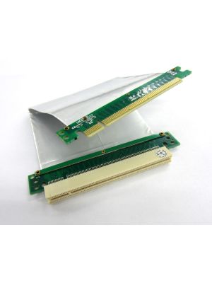 Get PCI-E Express16X Riser with Silver Flex High Speed Cable