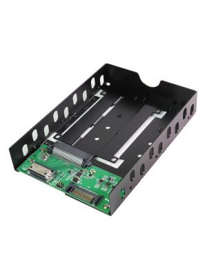 Gen-Z 1C to U.2 SSD Adapter with 3.5 Inch Metal Caddy
