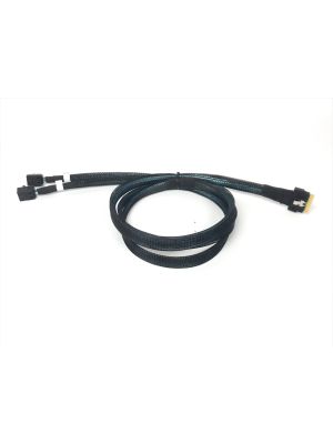 SlimSAS 8i S‌FF-8654 to 2 X Mini SAS SFF-8643 Cable