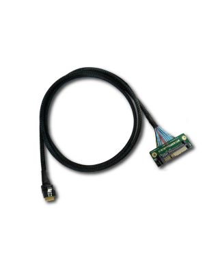 PCIe Gen4 SlimSAS 4i SFF-8654 to U.2 SFF-8639 Male Cable - Shop Now!
