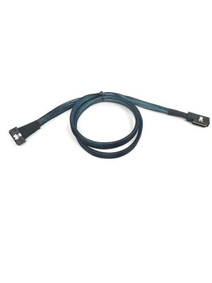 Low Profile SlimSAS Strait 8i to Low Profile Left Side Exit 8i - 1M