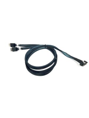 Low Profile SlimSAS Strait 8i to OCulink 4 - Lane x2-Port Y-Cable