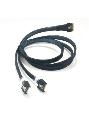 Buy 1 Meter SlimSAS 8i to 2 X MCIO x4 38P Cable