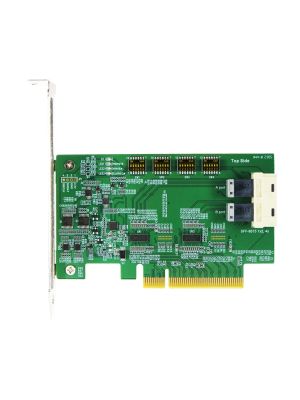 Buy PCIe x8 with ReDriver to Mini SAS HD SFF-8673 1x2, 4X AIC PCIe GEN 4.0