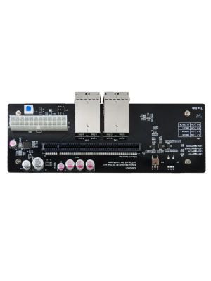 Buy External Mini SAS HD 1x2 4X SFF-8674 Dual-Port PCIe x16 Gen4 Slot Adapter