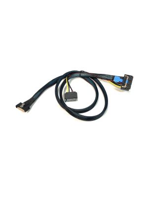MCIO 74 Pin Male to EDSFF ( es.3) Male Cable - 1 Meter 