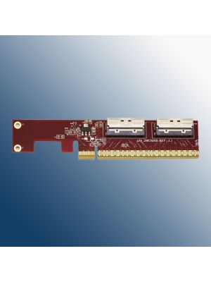 PCIe GEN 5 x16 to Two MCIO Expansion card 8I Adapter