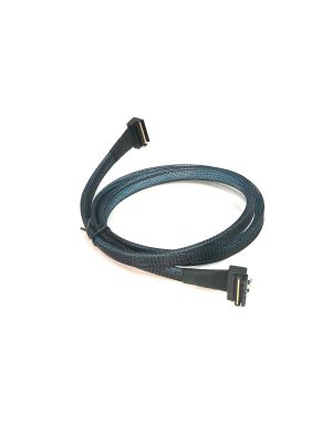 Low profile SlimSAS right angle 8i to Low profile SlimSAS right angle 8i cable, length 0.9m