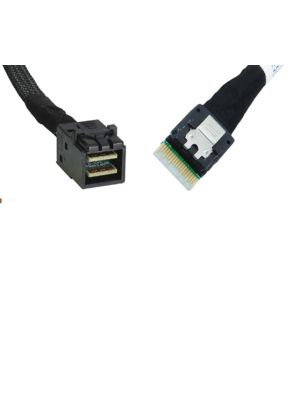 High-Speed Slim SAS SFF-8654 4i to HD Mini SAS 4i SFF-8643 Cable 50CM