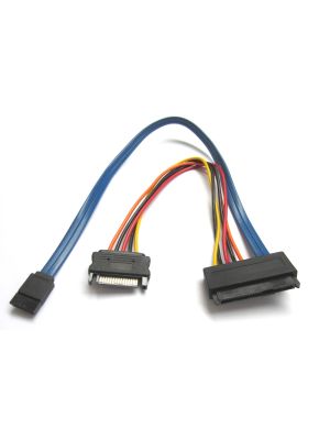 SAS 29 Pin to 7 Pin SATA Cable with 15 Pin SATA Power Cable