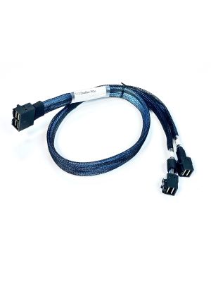 Dual ‌Mini SAS HD to Mini SAS HD X2 Cable 60CM for Gen 3 94XX HBA