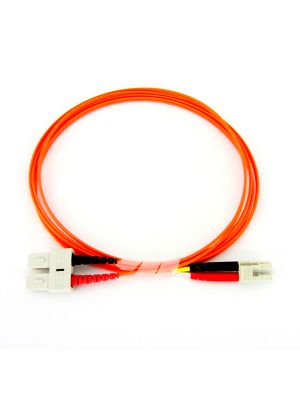 2 Meter Fiber Optic Cable Multimode Duplex 62.5/125 LSZH LC SC