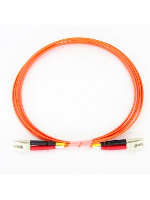  2 Meter Multimode Duplex Fiber Optic Cable 62.5/125 LSZH LC/LC