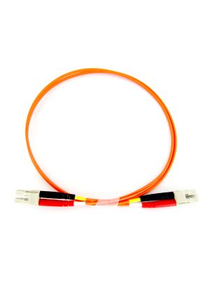  1 Meter Fiber Optic Cable Multimode Duplex 50/125 LSZH LC/LC