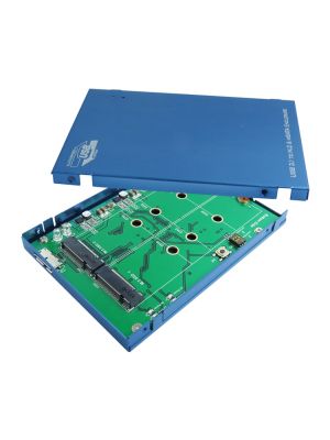 USB 3.1 Micro B to M.2 B Key X2 Raid Card