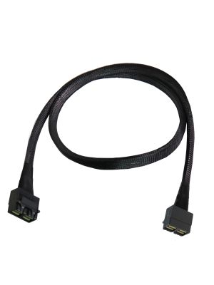 Mini SAS HD 8X SFF-8673 to Mini SAS HD 8X SFF-8673 PCIe 4.0 Cable - 100 CM