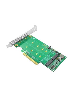Buy 2-Port PCIe 4.0 x8 to M.2 NVMe Adapter