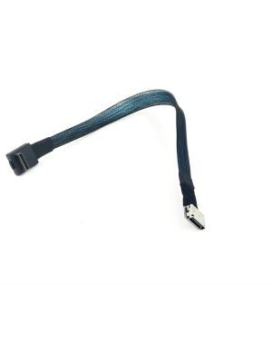 OCuLink 4i SFF-8611 Right Angle Male to OCuLink SFF-8611 Female Straight