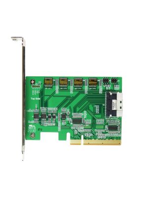 High-speed PCIe x8 Gen4 ReDriver to SlimSAS 8i SFF-8654 Adapter Card