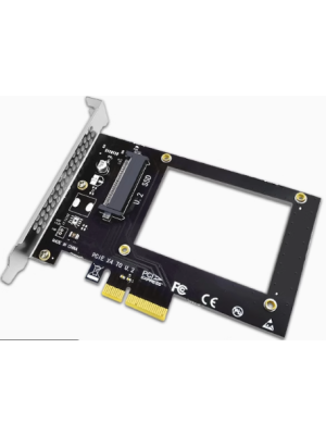 PCIe 4X to U.2 SFF-8639 NVMe Adapter Interface for 2.5 NVMe SSD