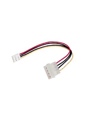 4-Pin Molex to Floppy Drive 4-Pin Power 9 Inch Cable