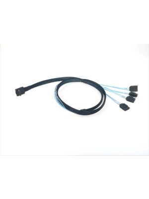 Oculink Right Angle SFF-8611 to 4 SATA