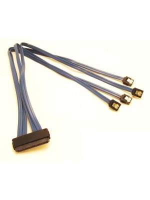 32 Pin Serial Attached SCSI SAS to 4 x 7 Pin SATA Cable