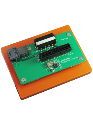 Mini SAS HD SFF-8643 to PCI-e Gen 3 4 Lanes Slot Adapter with Open End Connector