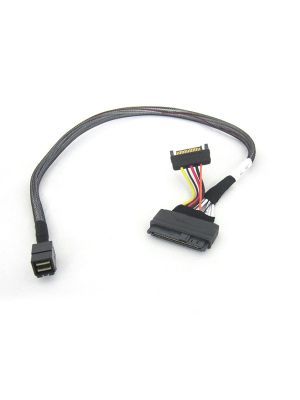 SFF-8643 to U.2 with 15 Pin SATA Power Connector