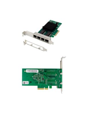 PCIe x4 I350-T4 Quad-1G RJ45 Machine Vision NIC Chipset: Intel NHI350AM4