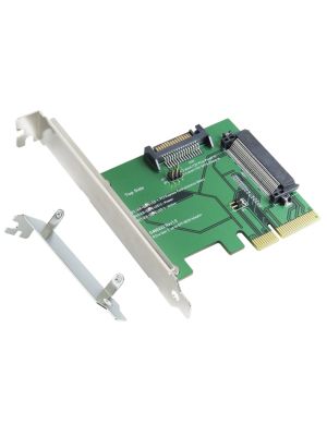 PCIe x4 to SFF-8639 U.2 Female Connector with SATA Power Cable