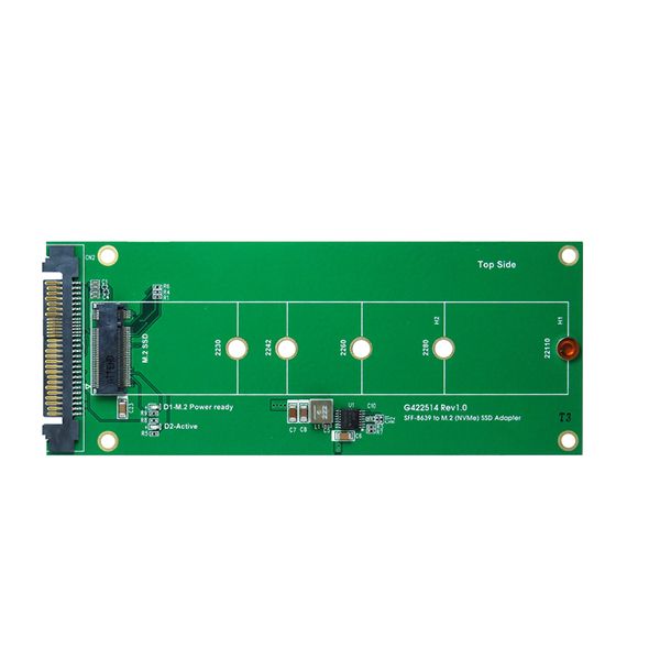 Innocard U.2 (SFF-8639) to M.2 NVMe SSD Adapter or SATA to M.2 SSD Adapter  with U.2 to Mini SAS HD Cable 